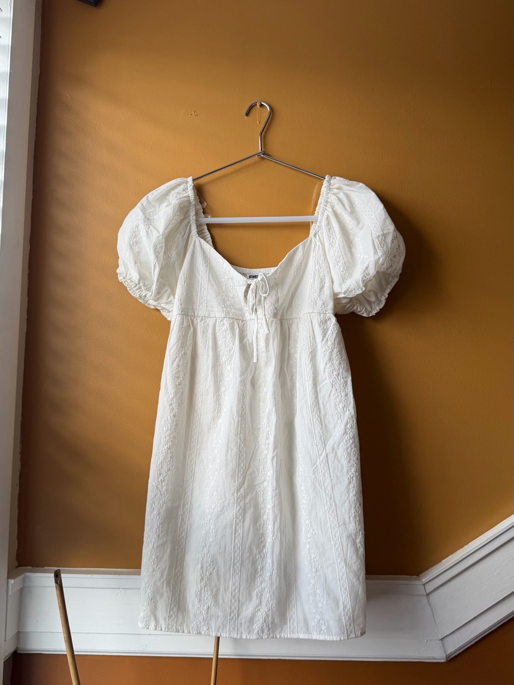 Tilly's White Babydoll Mini Dress